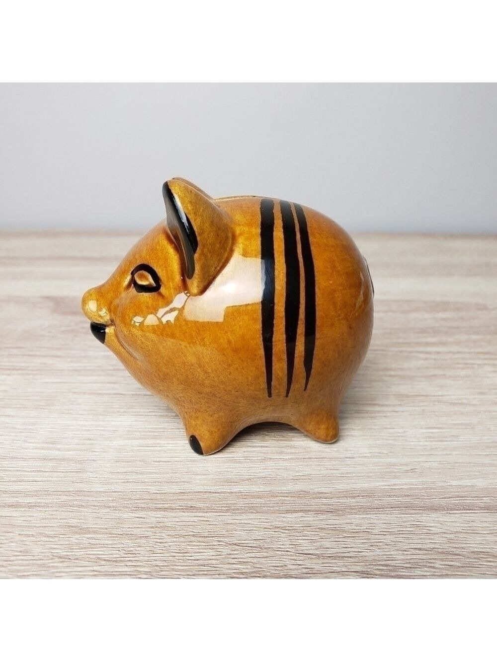 Vintage Mini Handpainted Piggy Bank - Picture 2 of 11